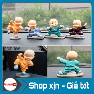 Bộ tượng 4 chú tiểu múa võ