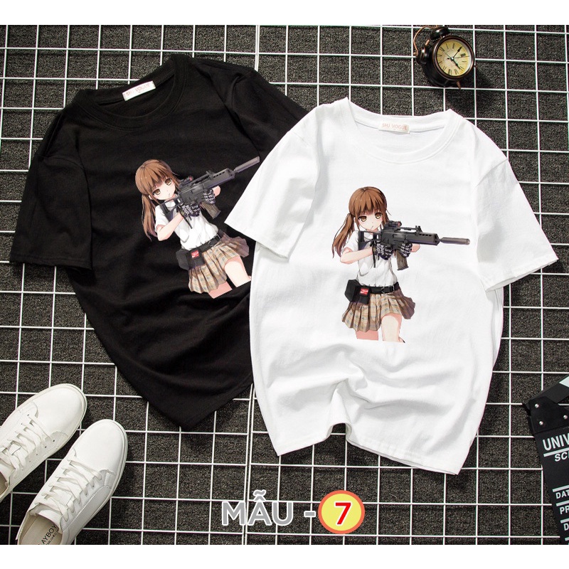 Áo thun tay lỡ nam nữ [BST - 03] - Áo phông form rộng Unisex họa tiết anime độc đáo vải dày mịn | BigBuy360 - bigbuy360.vn