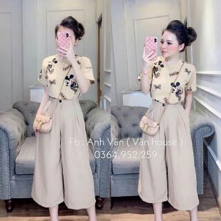 SET ÁO PULL MICKEY + QUẦN ỐNG RỘNG