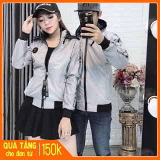 Áo khoác giá sỉ - Áo khoác dù couple nam nữ, nón tháo rời kèm hình thật - Aokhoac.vn
