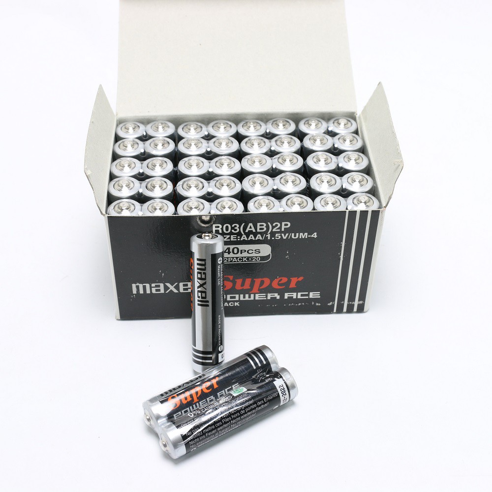 Pin Maxell nhí AAA (3A) hộp 40 viên - hàng chuẩn