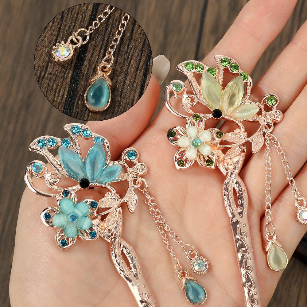 Trâm Cài Tóc Đính Tua Rua Phong Cách Cổ Điển Cho Nữ