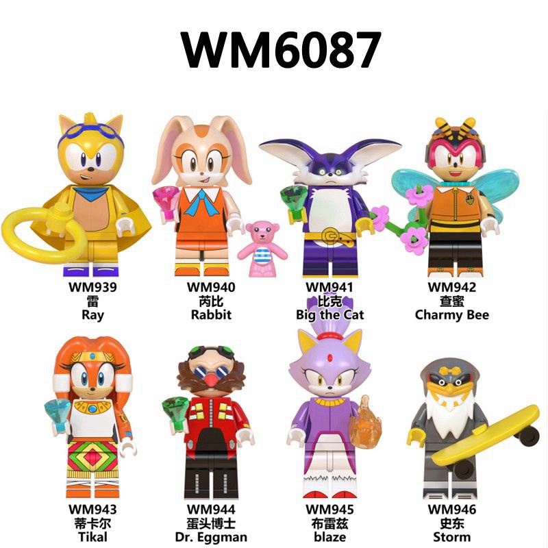 Mô hình đồ chơi nhân vật trong phim hoạt hình Sonic WM6087