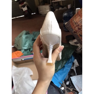 Guốc Dusto trắng sữa size 34-39 (sẵn 36)