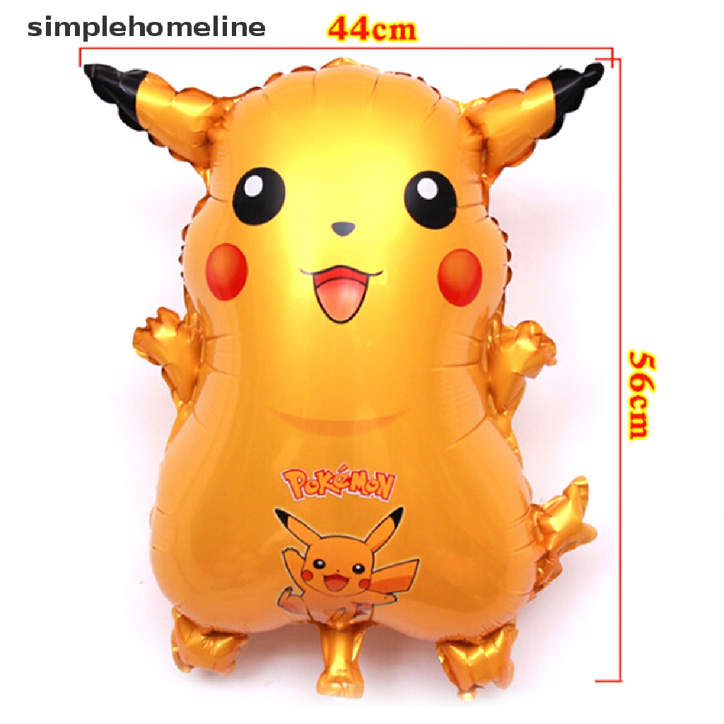 Bóng bơm hơi hình hoạt hình Pikachu Pokemon Go Helium dễ thương cho bé