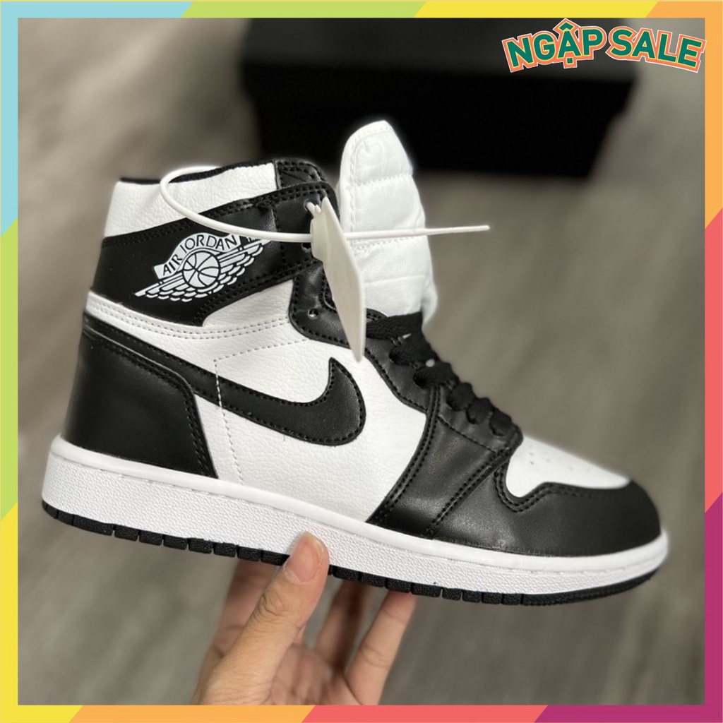 ⚡️GIÁ SỐC⚡️[Ảnh thật do shop tự chụp 100%] Giày Jordan panda cổ cao trắng  đen
