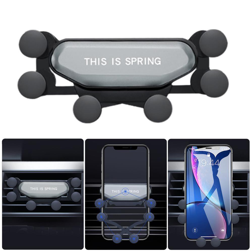 Phụ kiện điện thoại  💓FREESHIP💓 Giá đỡ điện thoại trên xe hơi, giữ điện thoại chắc chắn, thiết kế nhỏ gọn, tiện lợi 7728