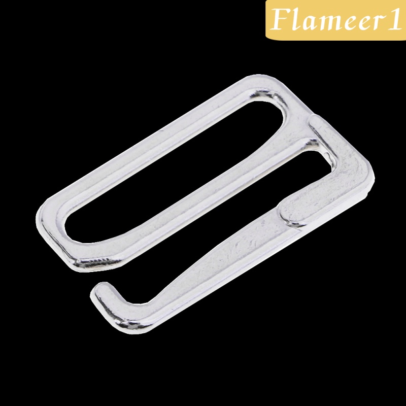 Set 1 / 10 Móc Dây Áo Ngực Thay Thế Bằng Hợp Kim 19mm