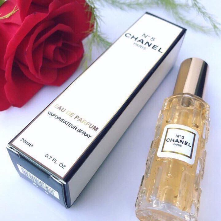 Nước hoa mini no5 nữ 20ml dạng xịt- mẫu 4d - Mùi N5