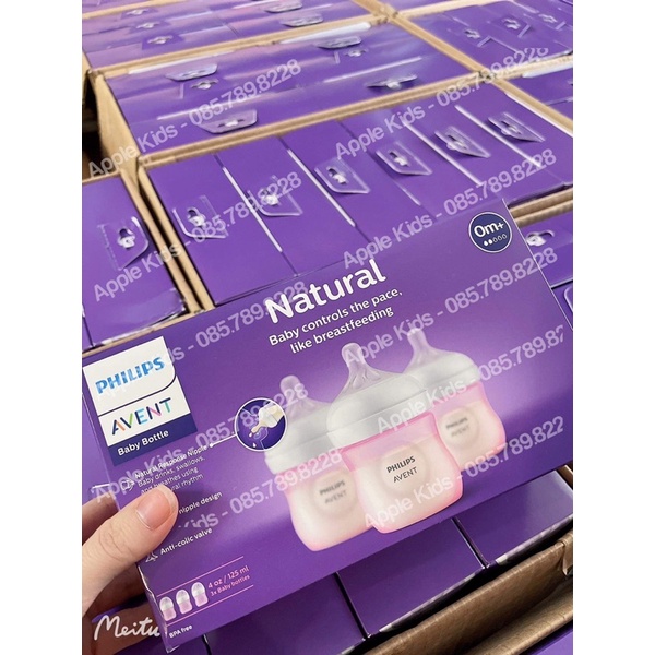 Bình sữa Avent Natural Chính hãng Mẫu mới