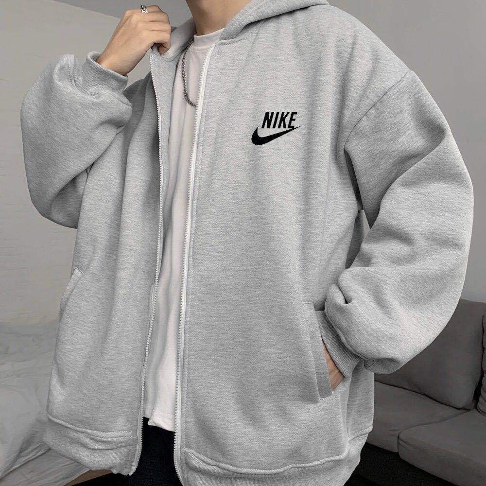 Áo Hoodie Tay Dài In Chữ-Zipper Thời Trang Mùa Thu Hàn Quốc Mới 2020 Cho Nam Và Nữ