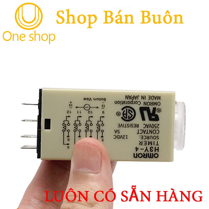 Relay Thời Gian Timer Omron H3Y-4 14P 12V