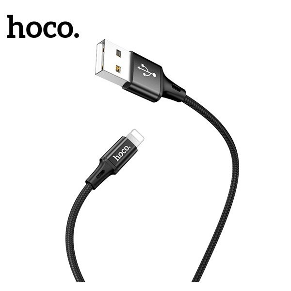 Dây Sạc IP Hoco chính hãng DU02 dây dù chống đứt chống rối, cáp Sạc Nhanh 3A Dài 1M/2M-BH 12 Tháng