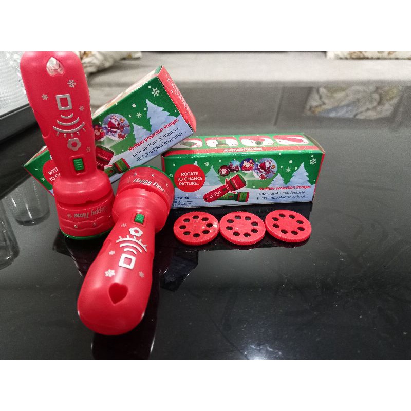 Đèn pin chiếu hình cho bé 24 hình động vật, đèn pin xoay chiều hình ảnh động vật cho bé đồ chơi cho bé