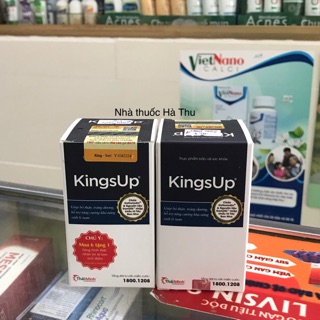 (1 hộp) Viên uống cải thiện sinh lý nam - Kingsup