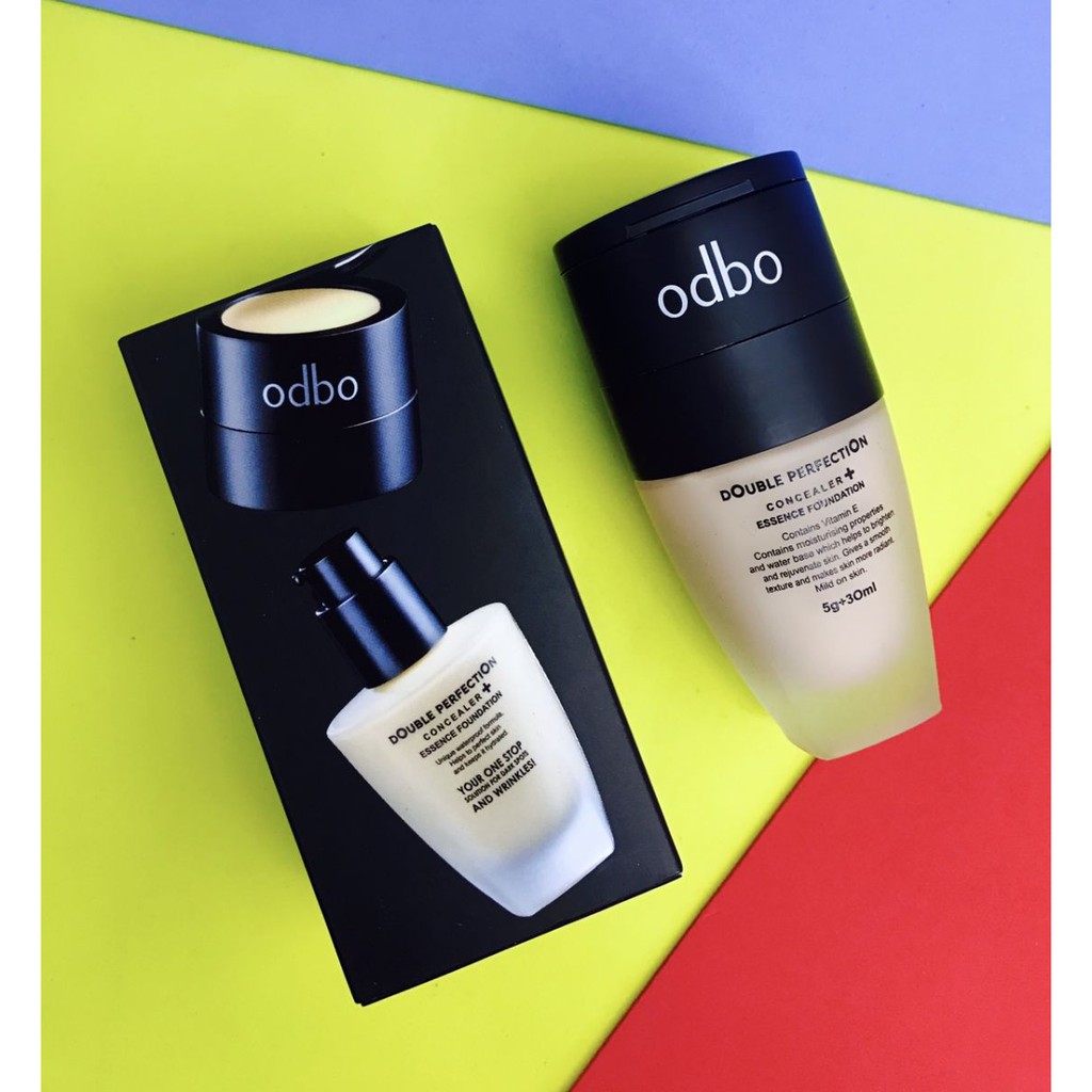 Set Kem Nền + Che Khuyết Điểm 2 IN 1 ODBO Double Perfection (OD418) | BigBuy360 - bigbuy360.vn