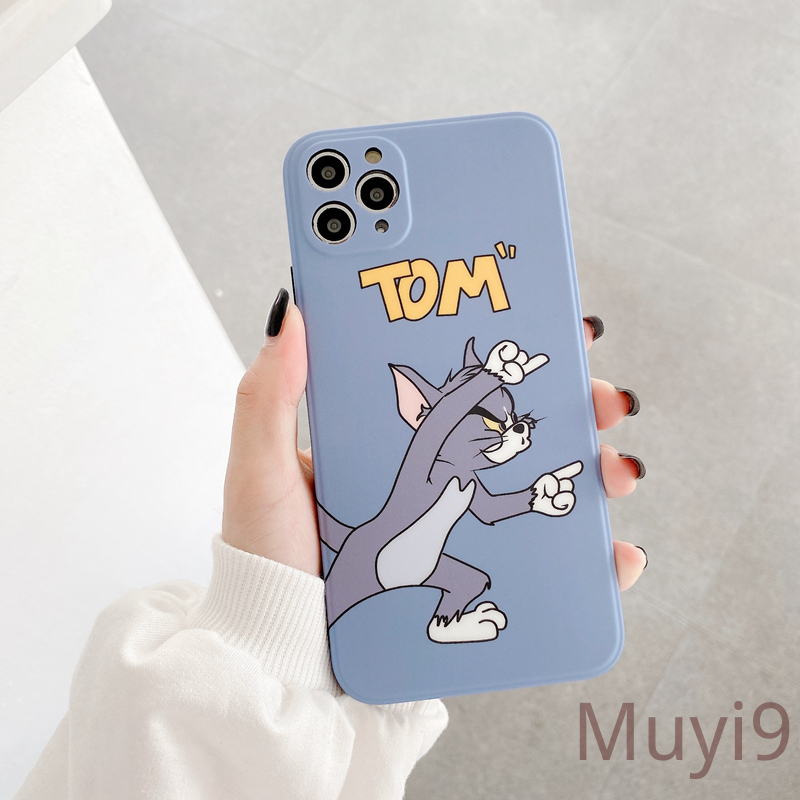 Ốp điện thoại dẻo họa tiết Tom/ Jerry hoạt hình vui nhộn thời trang cho IPHONE 12 11 PRO MAX X XS MAX XR 8/ SE 2 7 PLUS | BigBuy360 - bigbuy360.vn