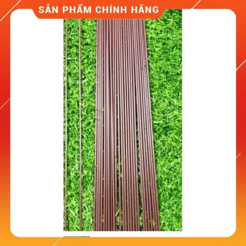 10 QUE SẮT NÂU BỌC NHỰA DÙNG ĐỂ CẮM UỐN HOA LAN DÀI 70CM