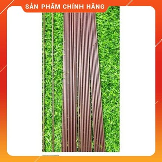 10 QUE SẮT NÂU BỌC NHỰA DÙNG ĐỂ CẮM UỐN HOA LAN DÀI 70CM