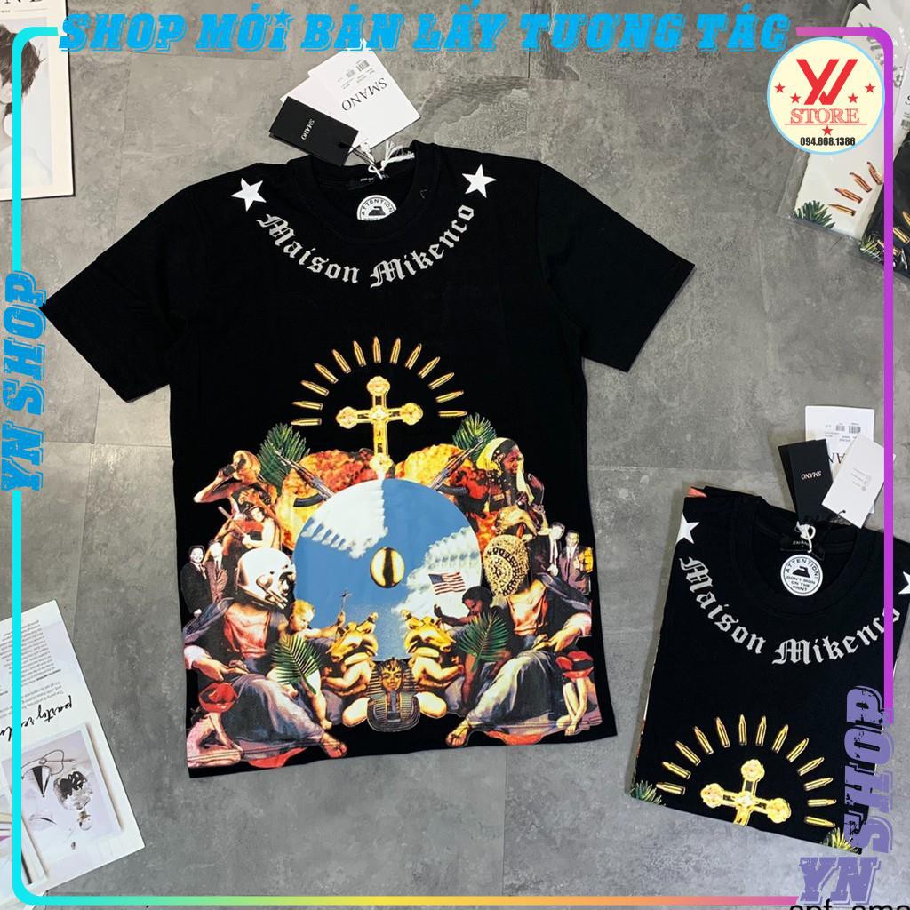 Áo phông T - Shirt -  Áo Phông Đẹp Hot Trend In Hình 3D Mikenko Chất Thun Cotton Co Giãn