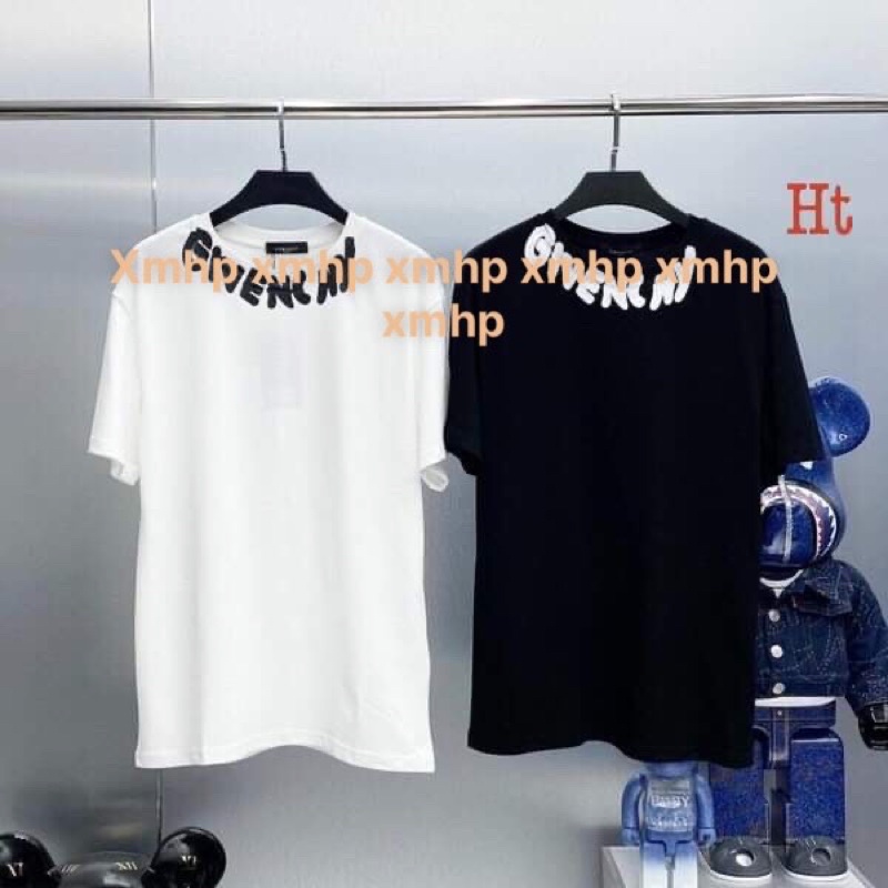 Áo phông chữ GIVE vòng cổ H2A698