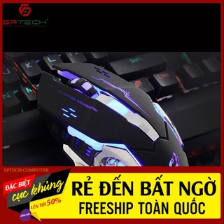 Chuột Gaming Dây FREESHIP Mouse Có Dây Gaming T-Wolf V5 (BH 12 Tháng) SPTECH COM thumbnail