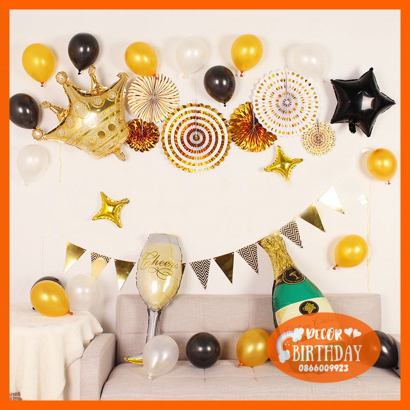 Set Trang Trí Lễ Hội SIÊU RẺ Trang Trí Noel, Lễ Tết, Chúc Mừng Ngày 8/3 - 20/10 - 20/11 Tặng Kèm Đồ Bơm Băng Dính