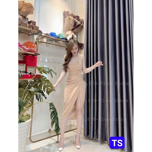 Váy 2 dây xẻ đùi