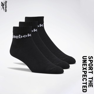 Bộ 3 Đôi Vớ Thể Thao Unisex Reebok Tập Luyện Act Core Ankle Sock 3P FL5226