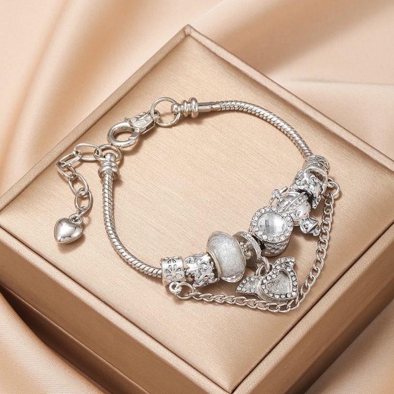 VÒNG TAY CHARM PNJ KIỂU PANDORA YA81 SANG TRỌNG, CAO CẤP CHO BÉ