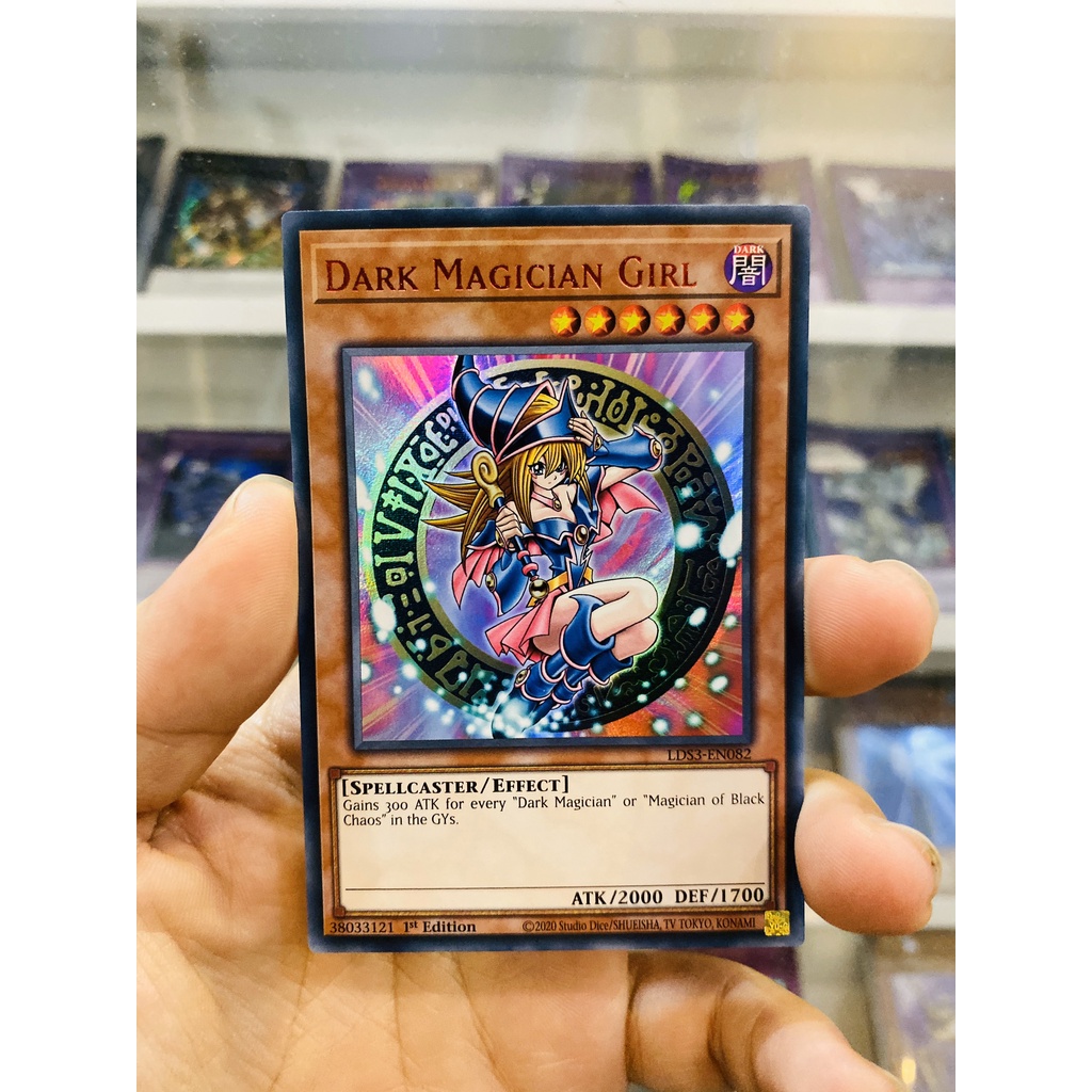 Thẻ Bài YugiOh! Mã LDS3-EN082 - Dark Magician Girl - Ultra Rare  - 1st Edition