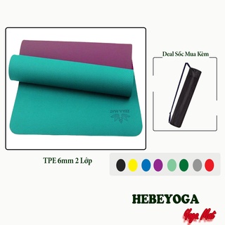 Thảm Tập Yoga Zera Mat TPE 6mm 2 Lớp Cao Cấp