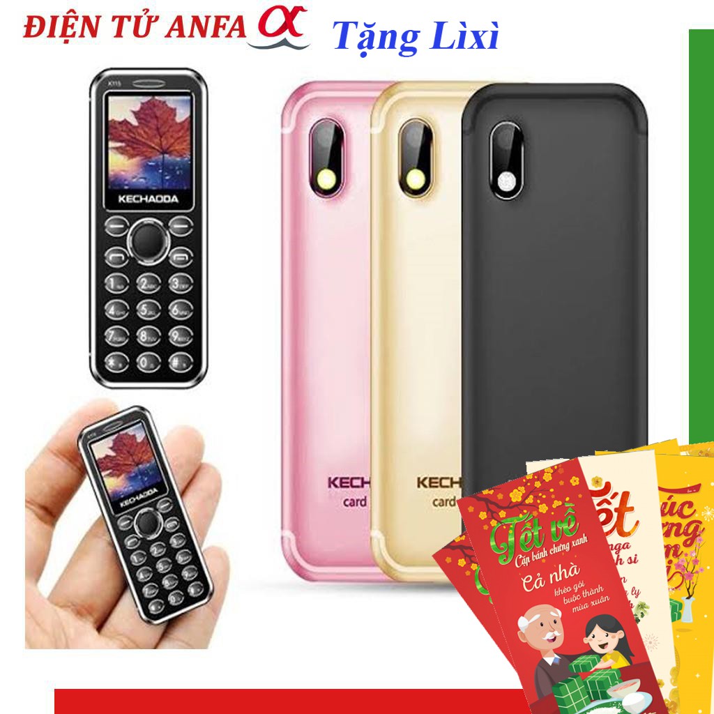 Điện thoại mini Kechaoda K115 KÈM TAI NGHE BLUETOOTH- pin khỏe - siêu móng siêu nhỏ - BH 12 tháng /uy tín | BigBuy360 - bigbuy360.vn