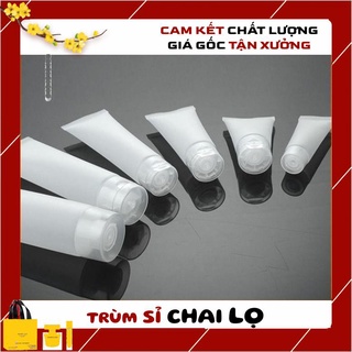 Tuýp Chiết Mỹ Phẩm ❤ Tuýp nhựa chiết mỹ phẩm 15g,20g , chai lọ hủ chiết mỹ phẩm , trum si chai lo