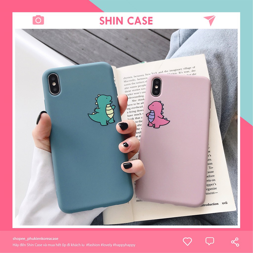 Ốp lưng iphone Khủng long bé nhỏ TPU trơn dẻo mềm 6/6plus/6s/6splus/7/7plus/8/8plus/x/xs/11/12/pro/max/plus/promax | BigBuy360 - bigbuy360.vn