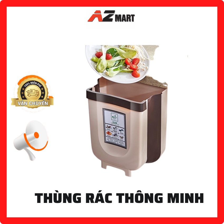 Thùng Rác Thông Minh FREESHIP Thùng Rác Nhựa Treo Cạnh Tủ Tiện Lợi