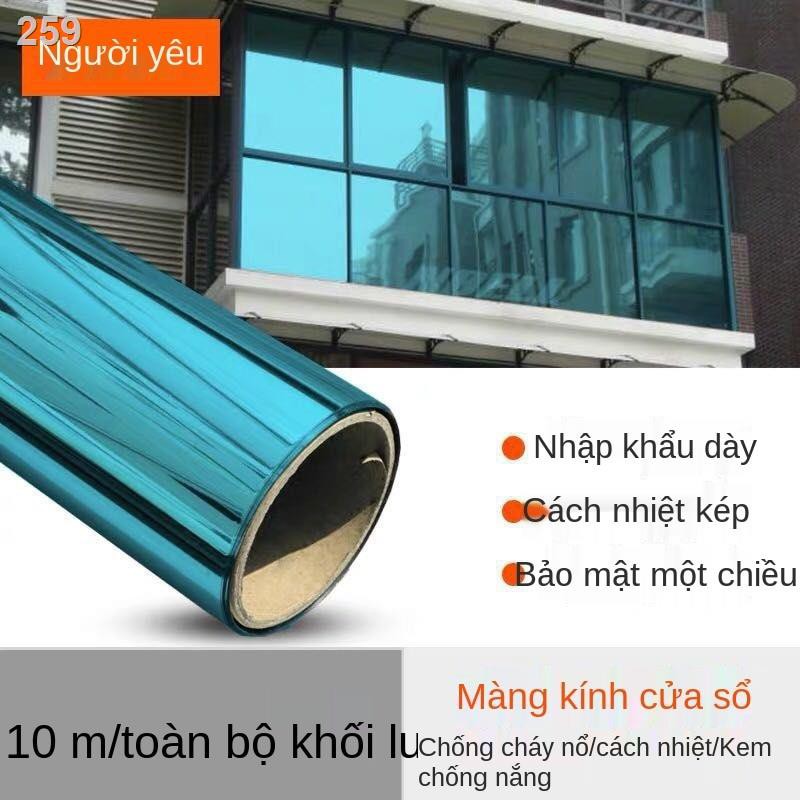 Phim cách nhiệt kính cửa sổ năng lượng mặt trời tấm dán che nắng gia dụng tự dính