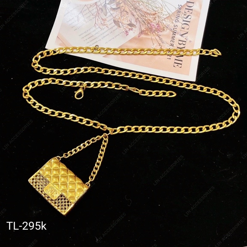 Belt xích- đai váy xích phối da