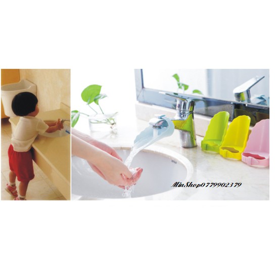 Máng hứng nước cho bé rửa tay / Vòi nối rửa tay cho bé