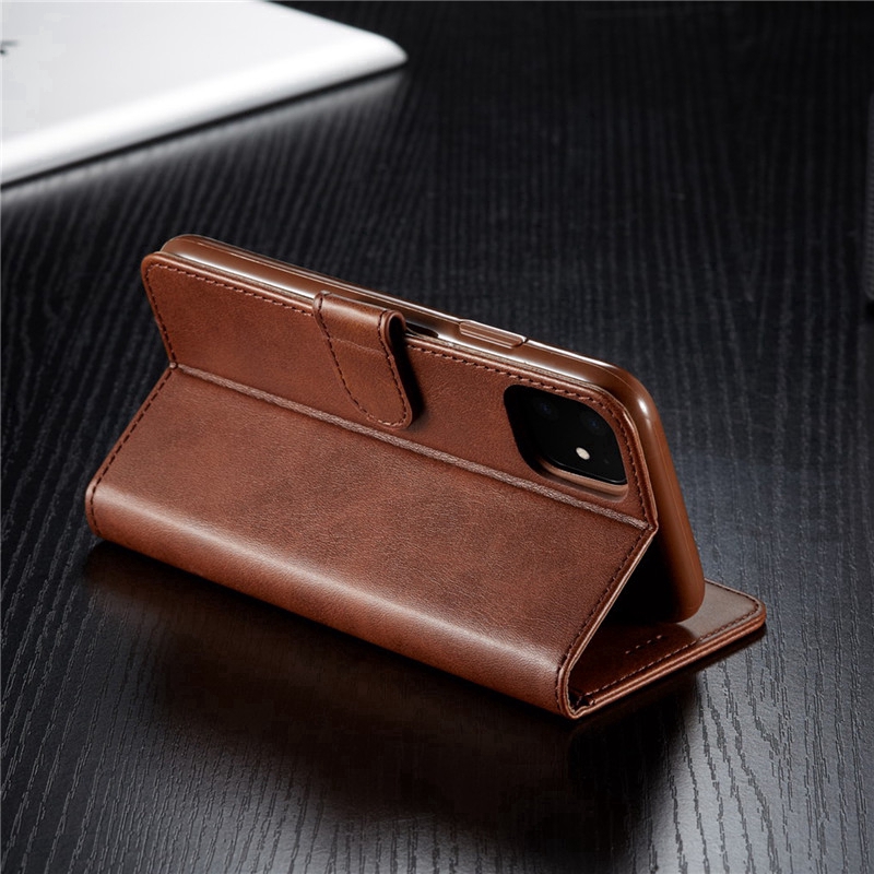 Bao da điện thoại nắp gập dạng ví tích hợp giá đỡ phong cách công sở cho IPHONE 11PROMAX SE 2020 X XS MAX XR 8 7 6PLUS | BigBuy360 - bigbuy360.vn