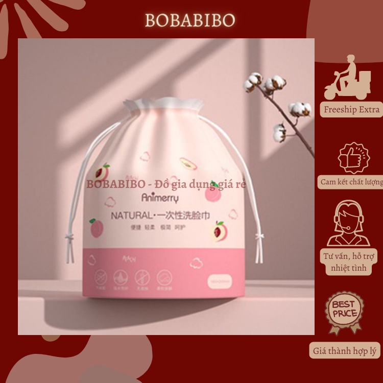 Cuộn Giấy Khăn Mặt Khô Animerry Nội Địa Trung Lau Mặt Dùng Một Lần, Giúp Tẩy Trang, Lau Mặt 100% Bông Tự Nhiên, Mềm Mại