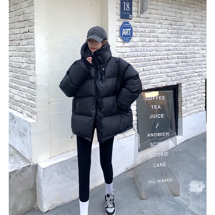 Áo phao béo có mũ