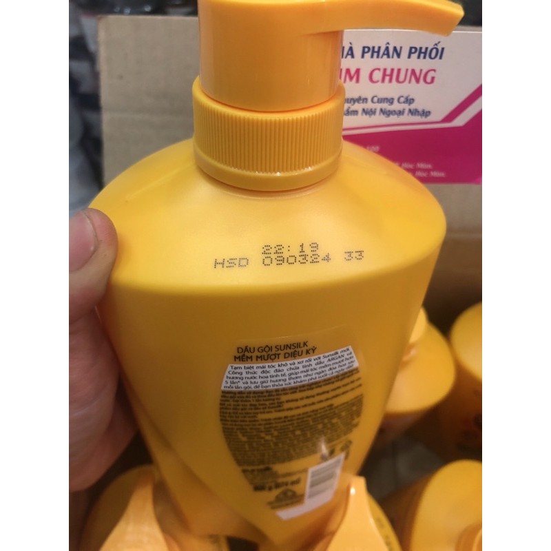 Dầu gội Sunsilk 900g (Màu Đen, màu vàng)