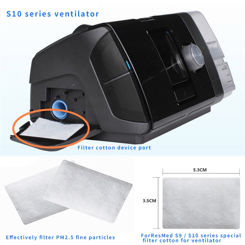 Bộ 20 Miếng Lọc Khí Siêu Mịn Thay Thế Cho Máy CPAP