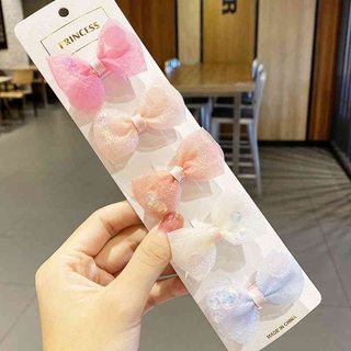 Bộ 5 chiếc kẹp tóc công chúa dễ thương cho bé gái