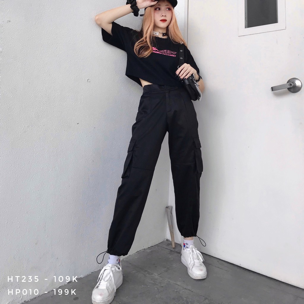 Quần Jogger Đen nữ HP010 MINA STUDIO | BigBuy360 - bigbuy360.vn