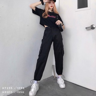 Quần Jogger Đen nữ HP010 MINA STUDIO