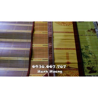 Chiếu trúc tăm tre vân gỗ