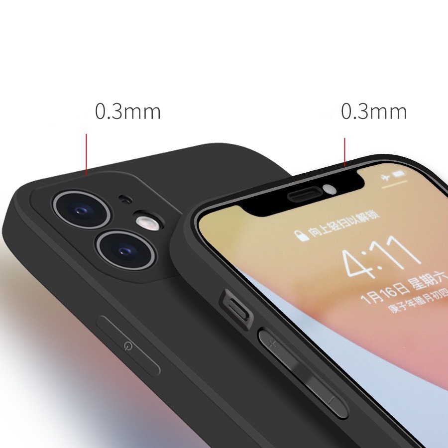 Ốp lưng iphone hình họa tiết g.ucci dẻo cạnh vuông bảo vệ camera cho ip 7plus/8plus/x/xs/xsmax/11/12/13/pro/promax