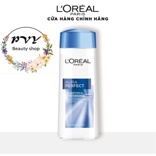 Nước hoa hồng se khít lỗ chân lông và trắng mịn da L'Oréal Paris White/ Aura Perfect 200ml,thu nhỏ lỗ chân lông.
